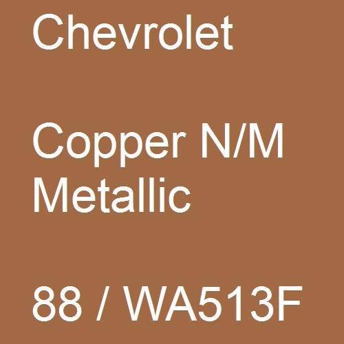 Chevrolet, Copper N/M Metallic, 88 / WA513F.